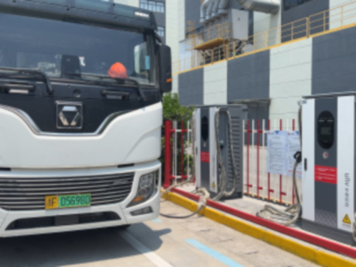 浙江桐鄉物流園區重卡充電站